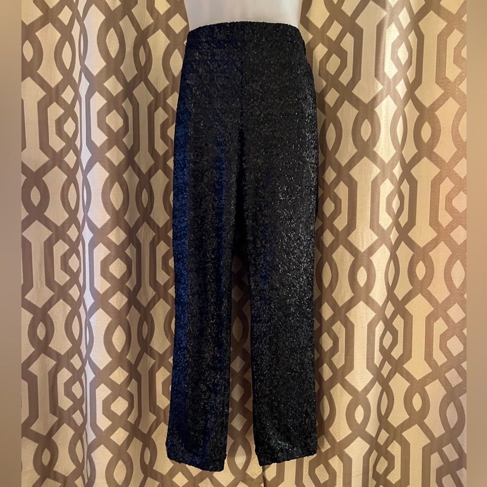 Sequin jogger pant